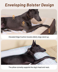 KSIIA lit-chien-orthopedique-xl-impermeable-interieur: protège la mousse contre les accidents