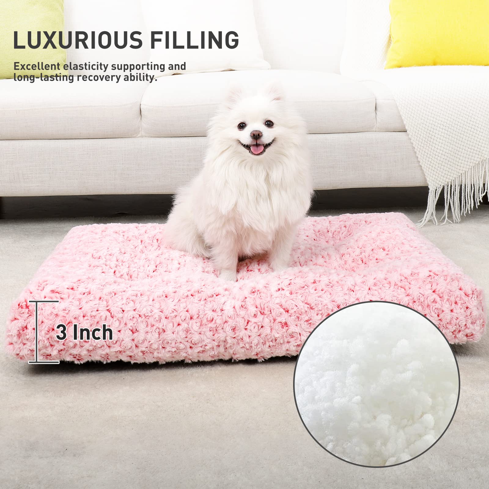 KSIIA rembourrage lit chien 7,6 cm, maintien et confort.