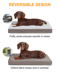 KSIIA design bicolore peluche velours et tissu oxford douceur durable