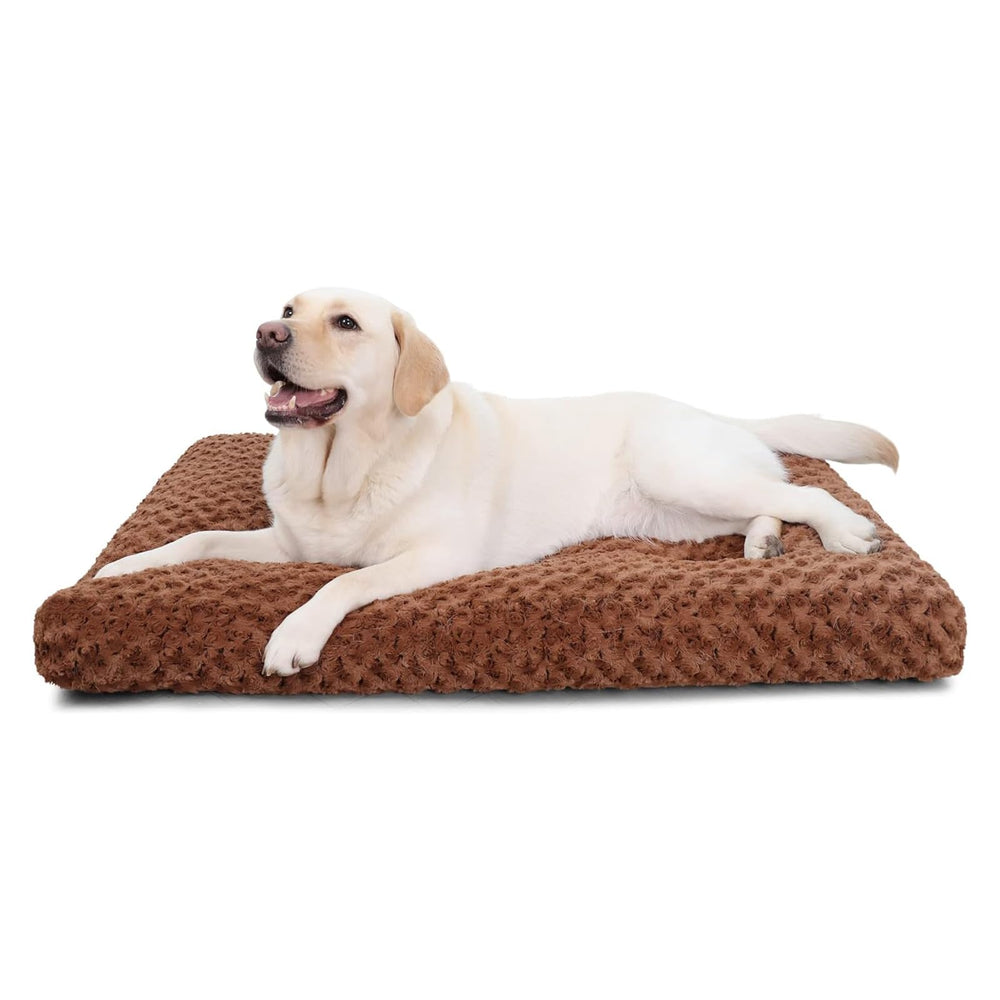 KSIIA lit chien deluxe en velours rose pour un confort immédiat.
