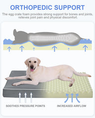 KSIIA Lit Chien XL – housse lavable et zip facilitant le nettoyage