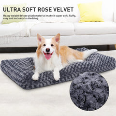KSIIA lit chien avec rembourrage 4 cm pour un soutien durable.