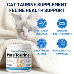 Miaow Supps Chat : formule pure sans additifs et arômes artificiels.