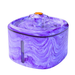 Ksuefao fontaine-chat violet, design élégant qui s'intègre au salon et stimule l'hydratation.