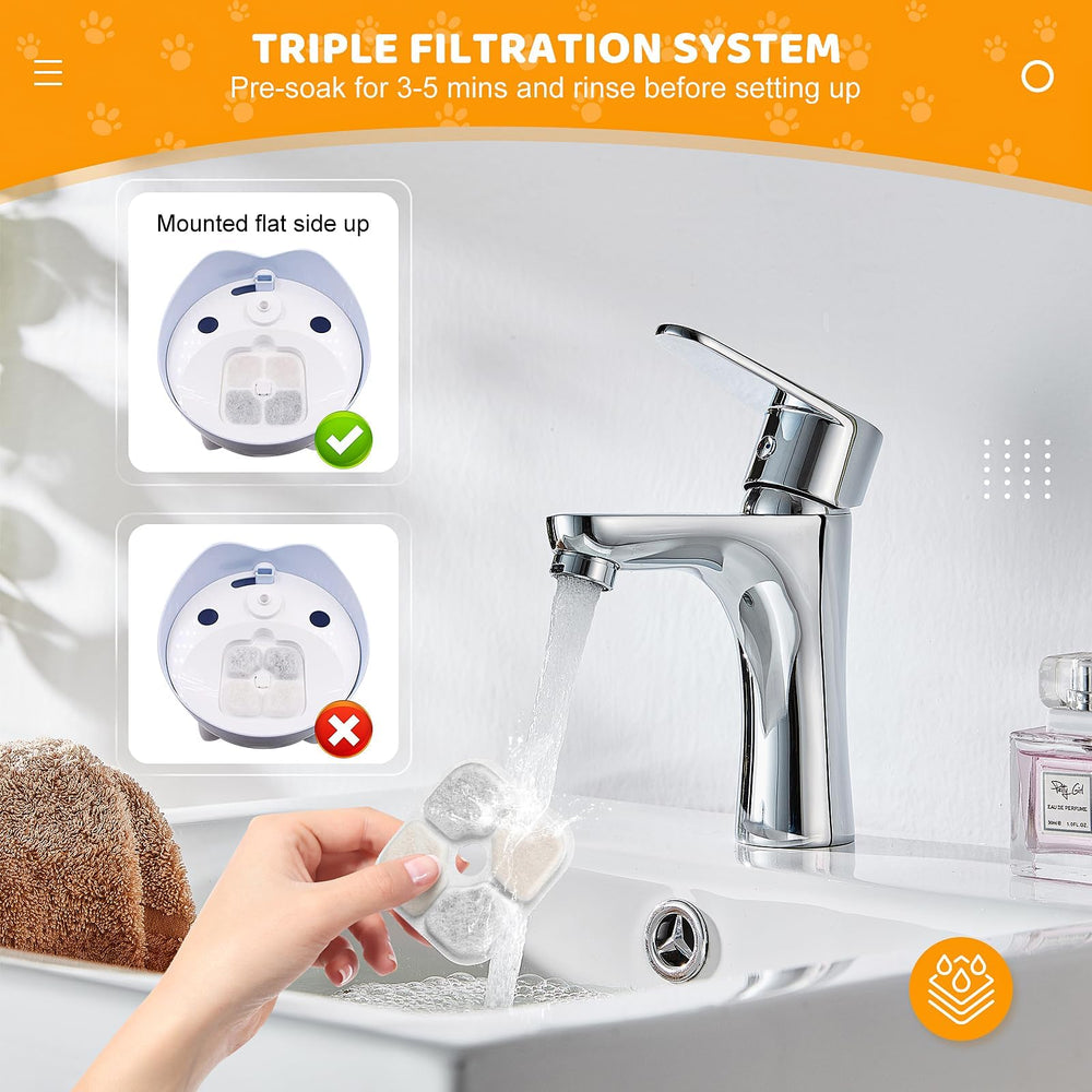 KTNAid astuce tremper et rincer le filtre pour une filtration optimale