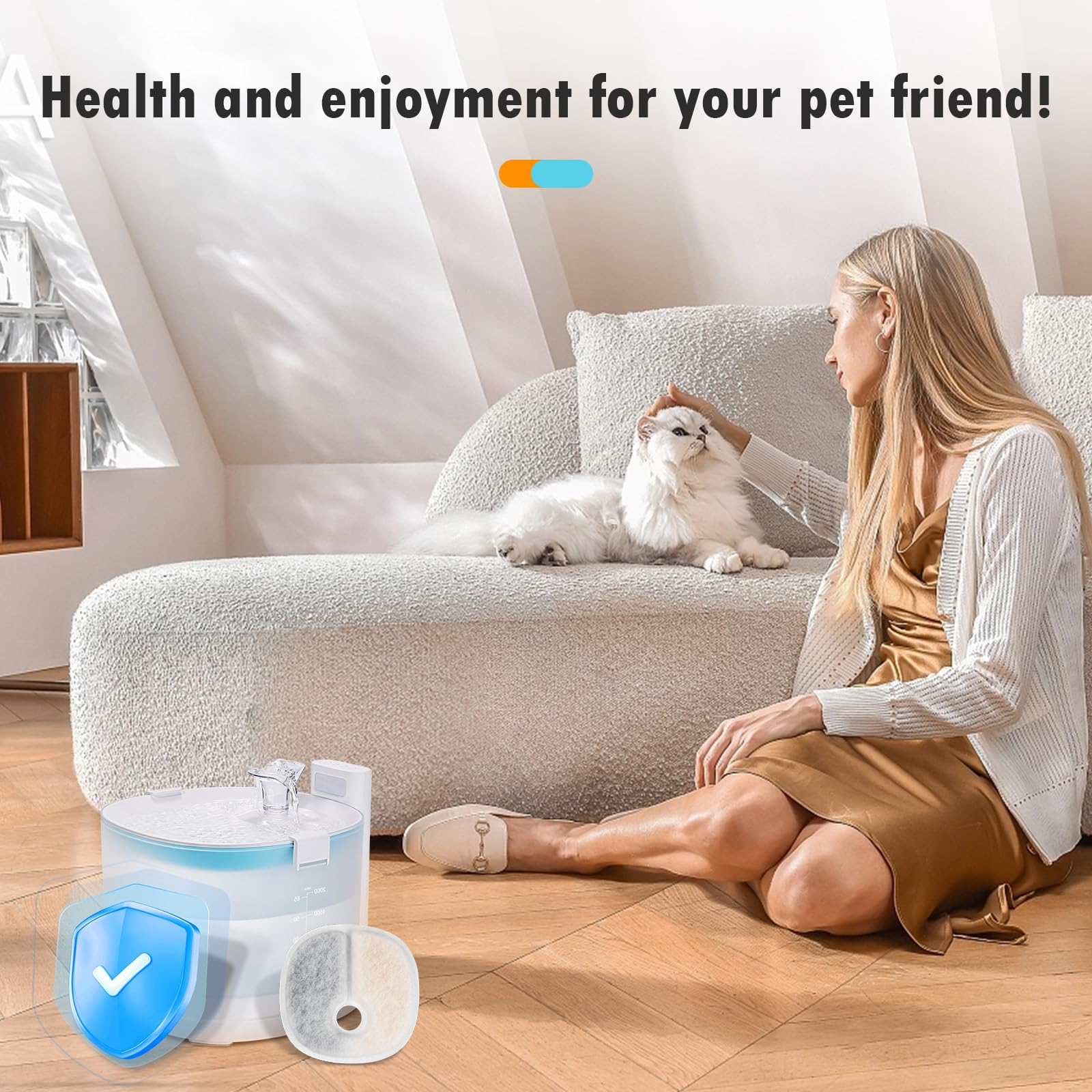 KTNAid ensemble filtre pour eau claire et consommable par les animaux.