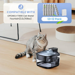 KTNAid éponge pour fontaine chat FT999, améliore le flux et retient les particules.