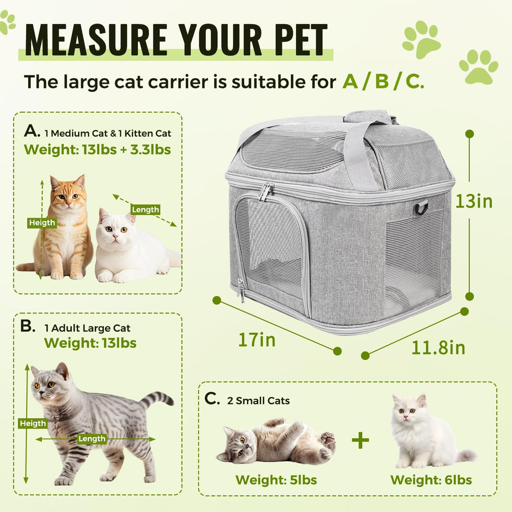 Porte-petit-animal KTSOLRA avec poignée rembourrée pour une prise en main aisée.