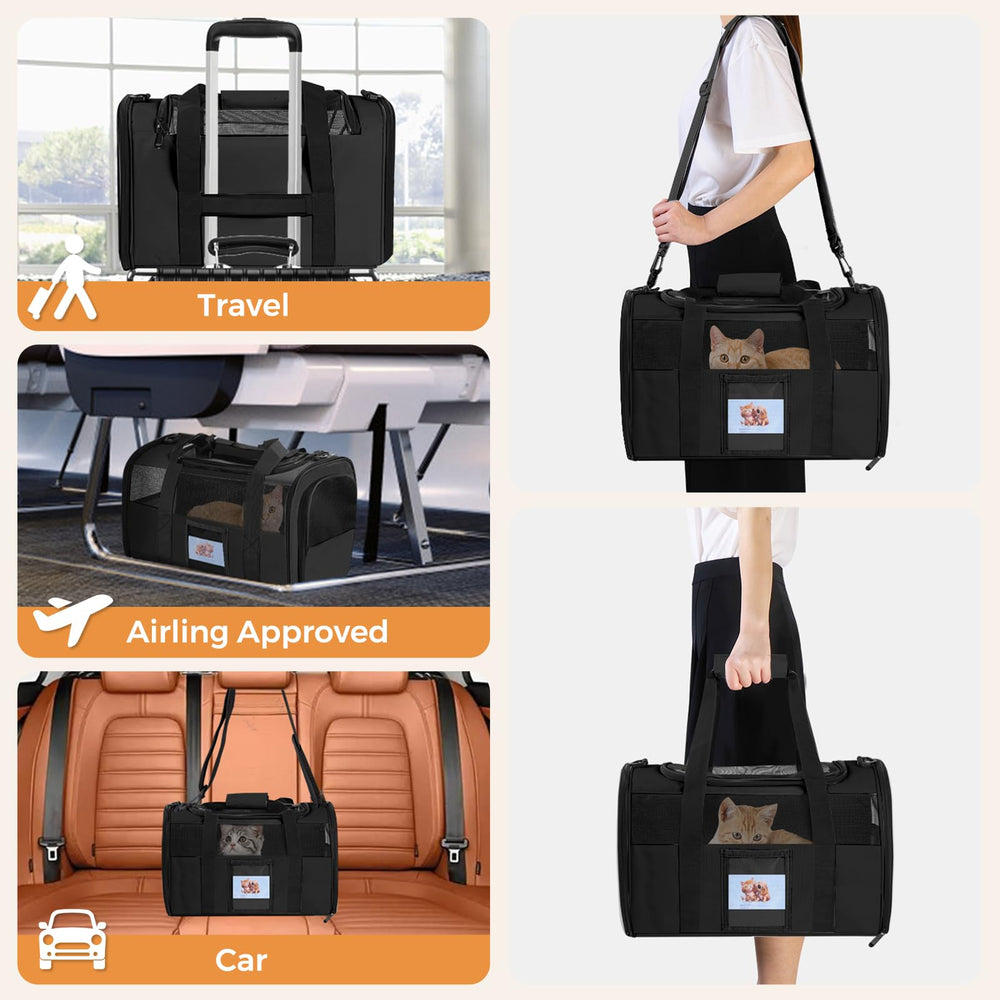 KTSOLRA sac chat doux, usage polyvalent en plein air et en ville.