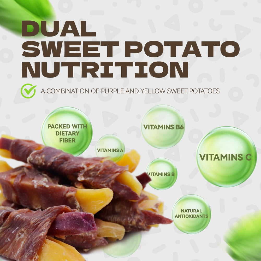 KUADELRO fibres et vitamines patates douces: aide digestive et immunitaire possible.