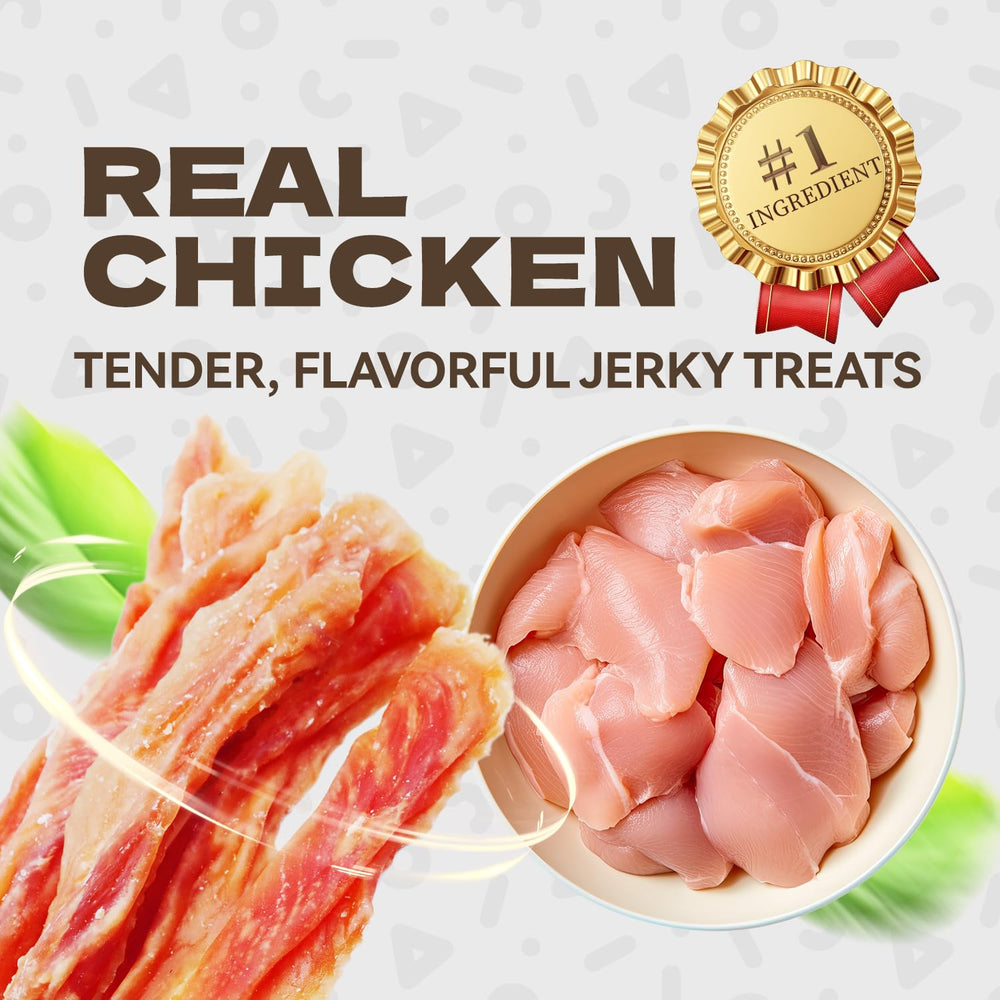 KUADELRO morceaux poulet séché, textures digestibles pour chiens.