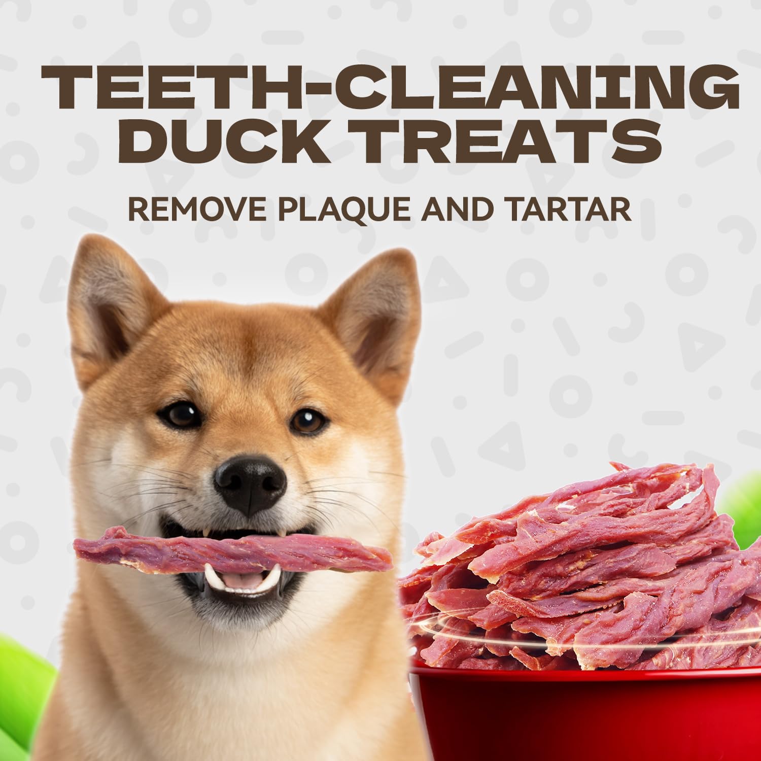 KUADELRO adapté à toutes tailles de chiens, friandises canard pour chiots et seniors