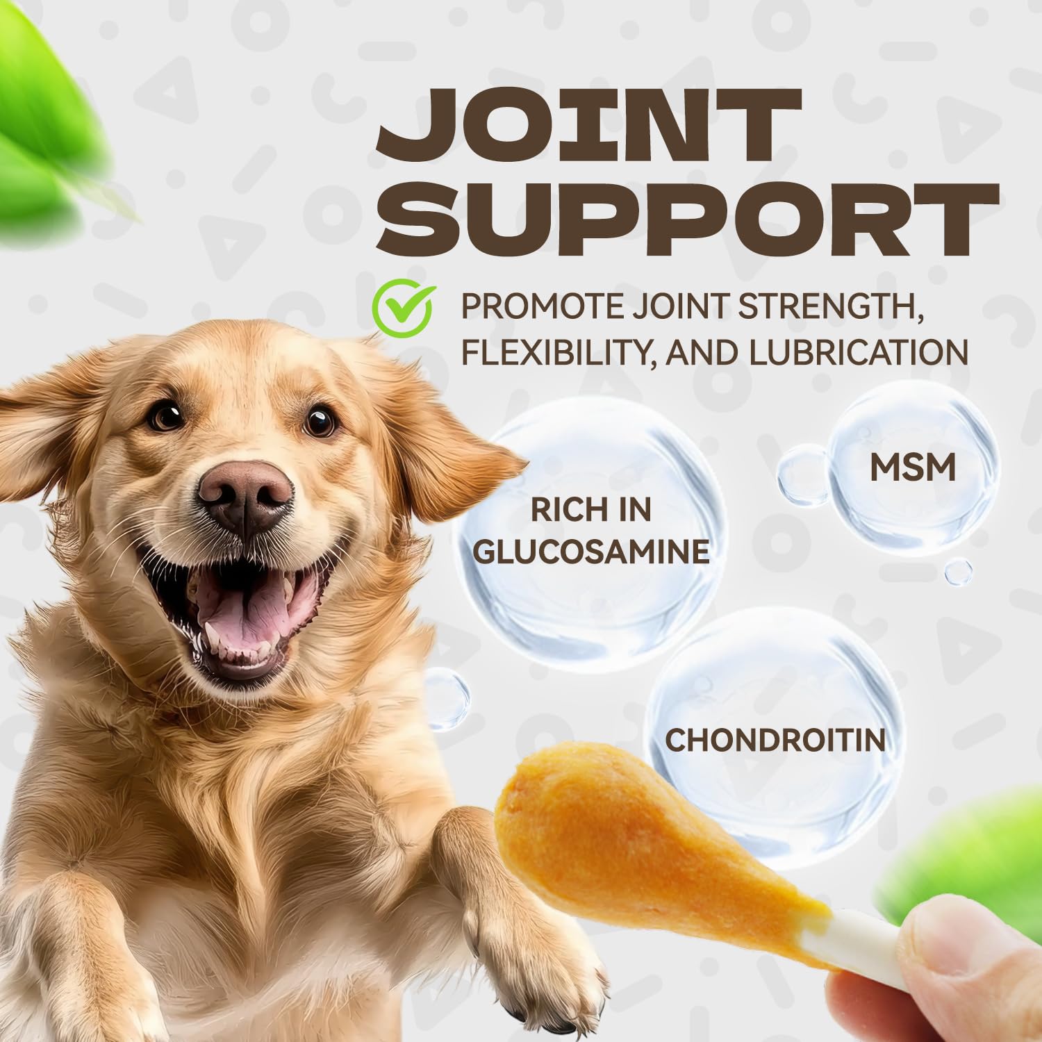 KUADELRO sans cuir, friandise facilement digérée pour chiens.
