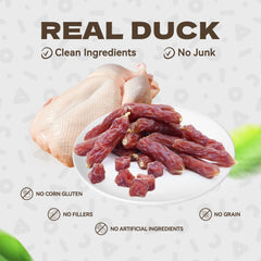 Texture molle KUADELRO au canard, idéale pour récompenser