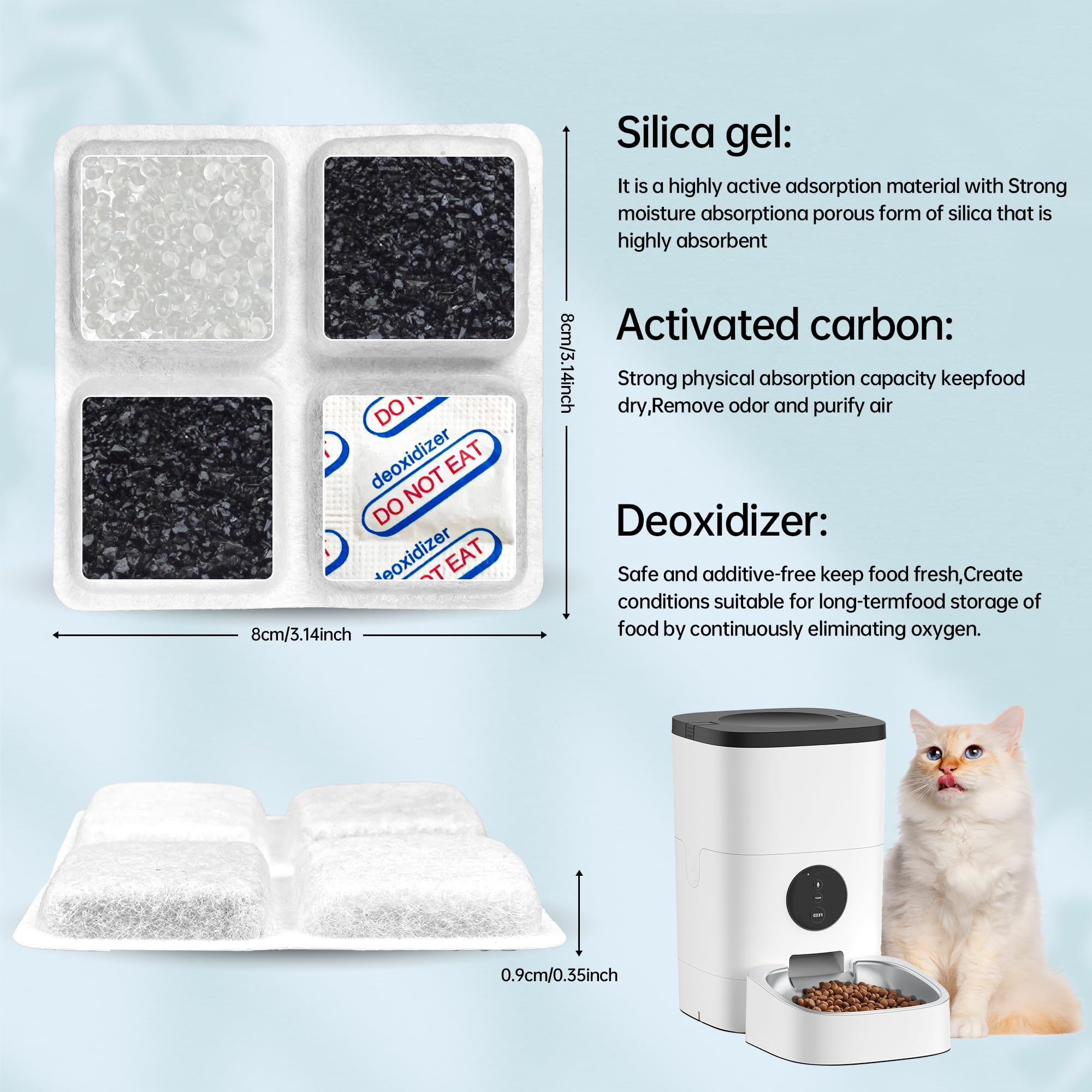 KuangBiao sacs individuels, ouverture facile et hygiène préservée des aliments
