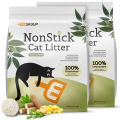 Kubvici EZSKUUP litière chat tofu-cassava emballage clair et écologique.