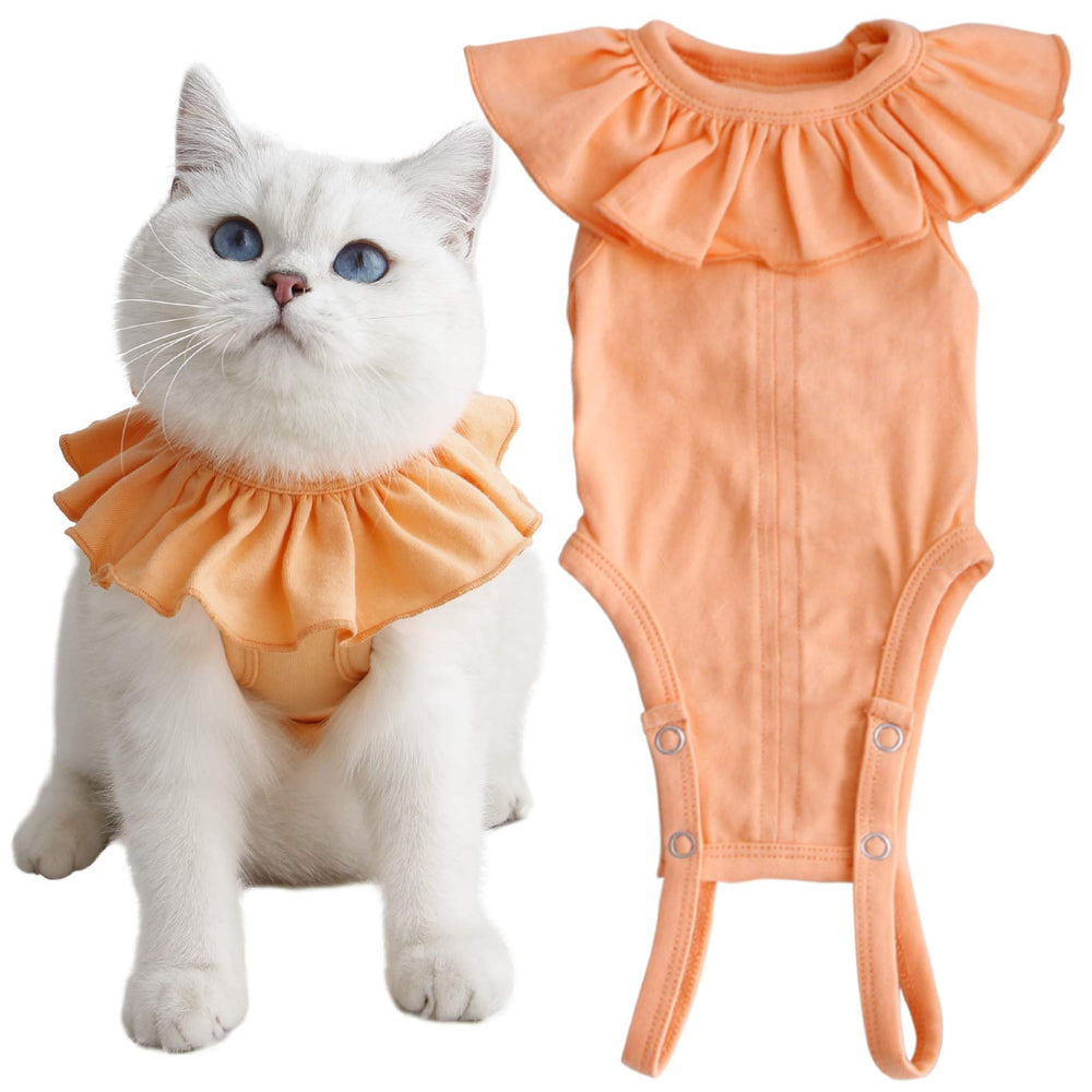 Kukaster Pet maillot-reeducation-chat zone-chirurgicale protège efficacement la zone blessée.