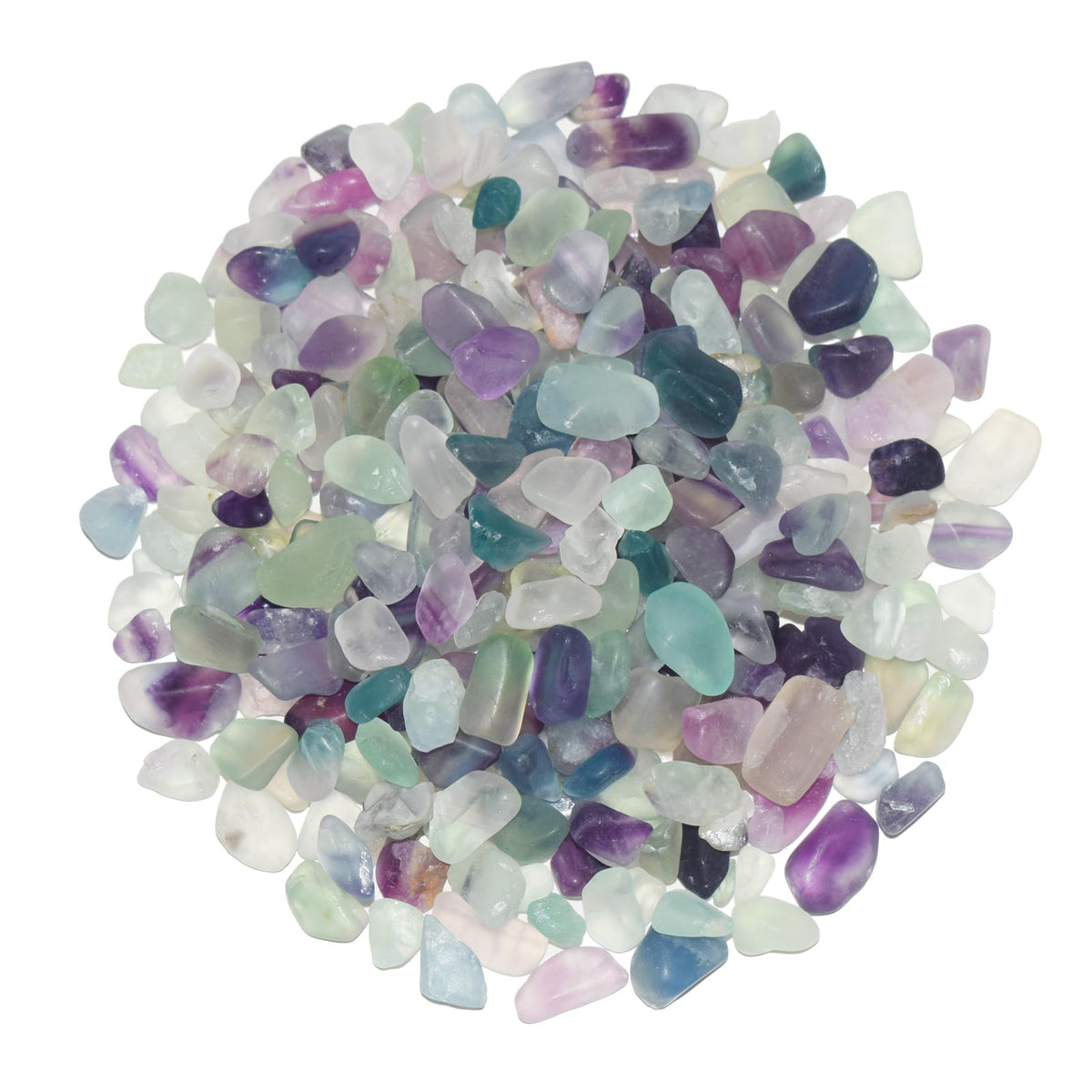 KUKUBAGS fluorite: galets pour pots et plantes, décoration naturelle et apaisant.