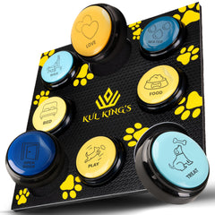 KUL KING'S boutons de commande pour chien imperméables et anti-glisse pour un entraînement fiable.