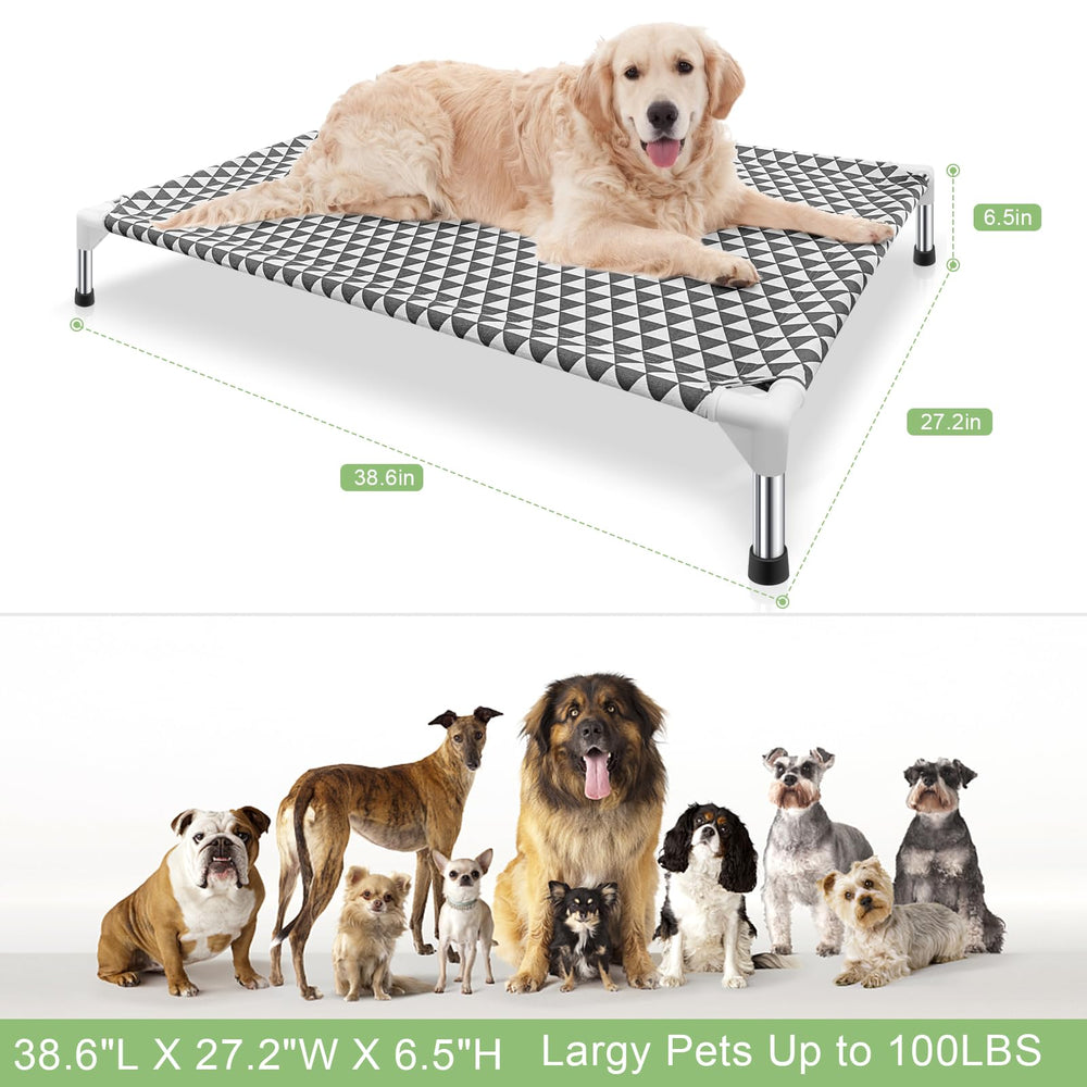 Capacité jusqu’à 100 lb (45 kg) pour chiens de grande taille.