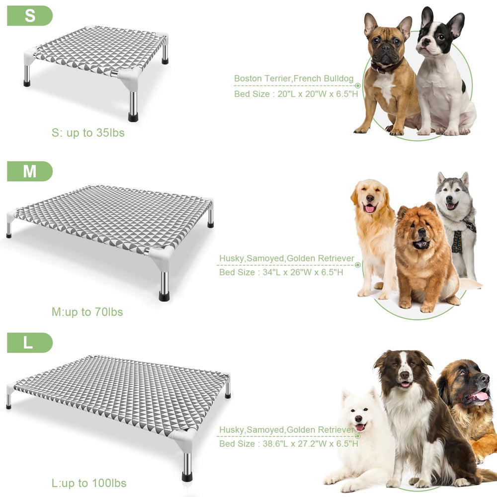 Convient intérieur et extérieur, garde chien au frais et confortable.