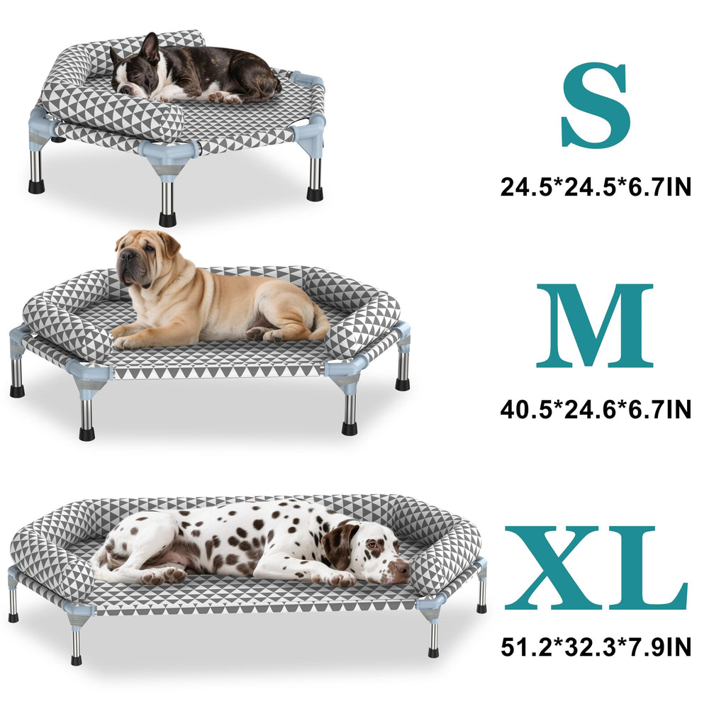 Kuntrust lit-chien petit, montage rapide et utilisation en intérieur ou extérieur