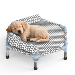 Kuntrust lit orthopedique petit-chien, coussins amovibles et housse lavable pour entretien facile