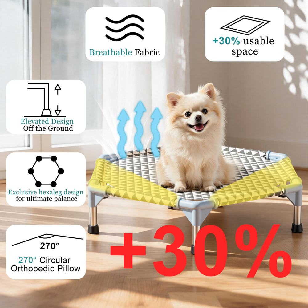 Kuntrust tissage coton respirant doux, contact agréable sur la peau de votre chien.