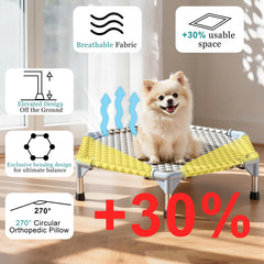 Kuntrust tissage coton respirant doux, contact agréable sur la peau de votre chien.