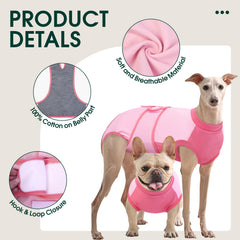 Kuoser vêtement post-partum polyvalent pour chien, pratique après chirurgie