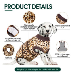 Kuoser combinaison convalescence chien taille ajustable pour dos confortable