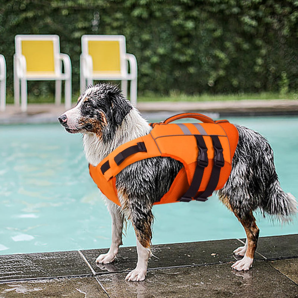 Gilet Kuoser haute visibilité pour chien, pratique et sûr.