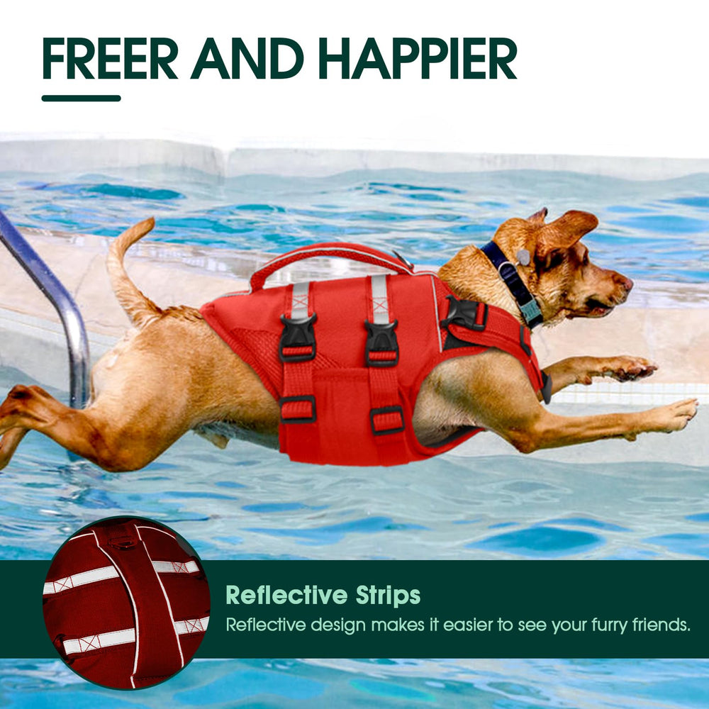 Kuoser gilet chien matières nylon ripstop, matériau robuste et durable.
