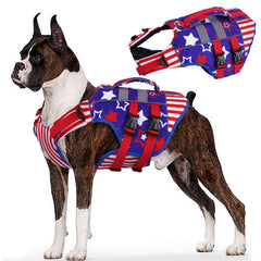 Kuoser XXL gilet de vie chien avec flottabilité élevée pour natation sécurisée.