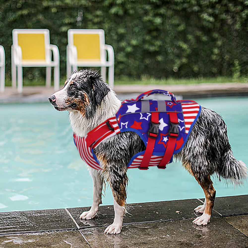 Kuoser XXL gilet de vie chien améliore la visibilité en eaux et au bord.