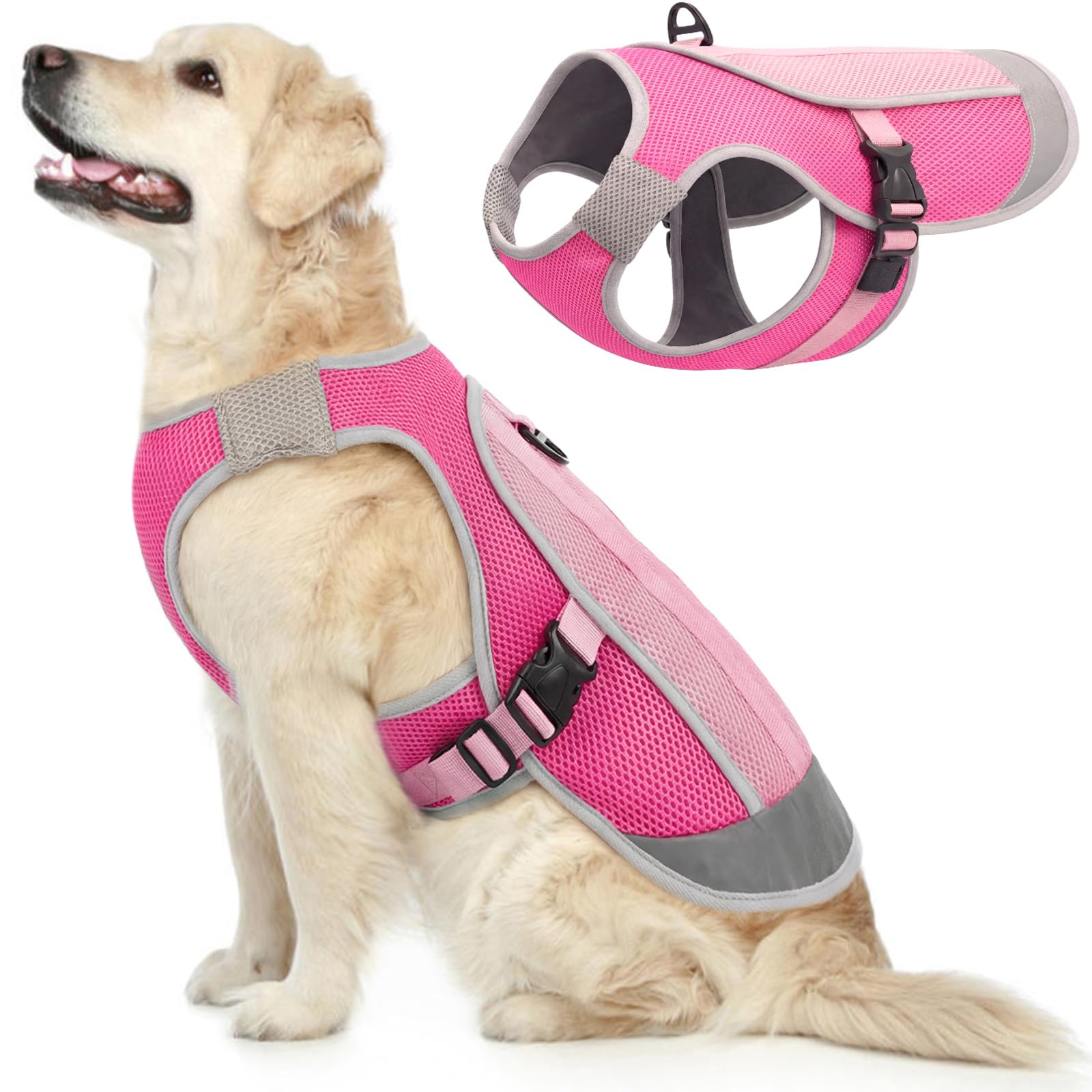 Gilet Kuoser pour chien avec maillage respirant offrant une ventilation accrue.