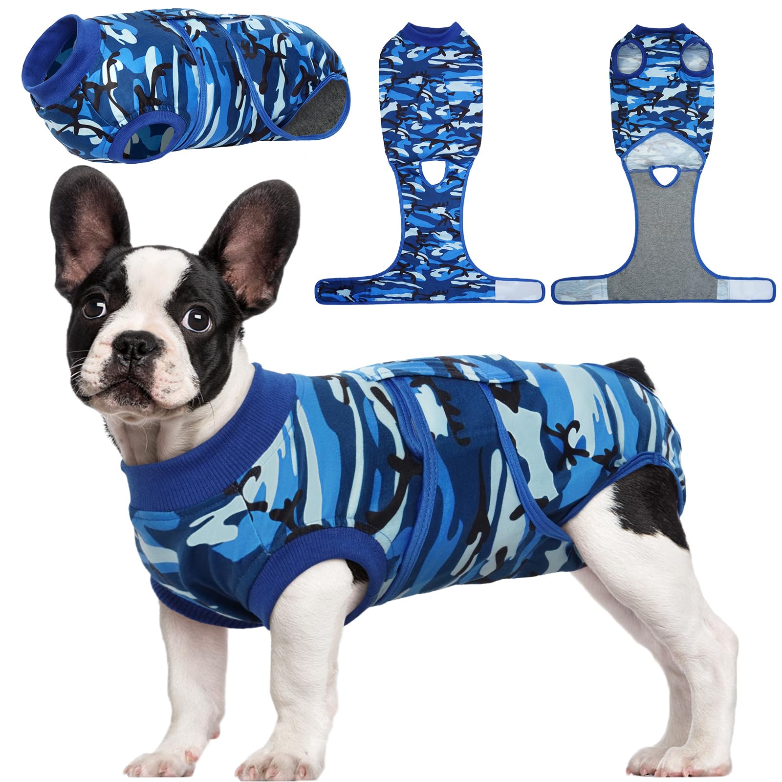 Kuoser gilet recovery pour chiens et chats, aperçu général et confort.