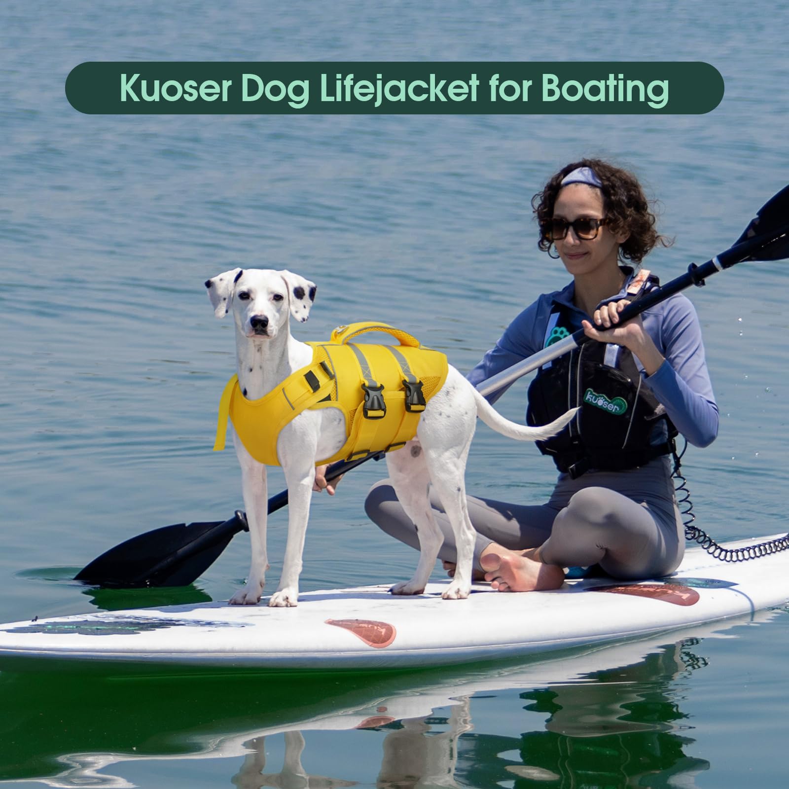 Kuoser gilet vie chien – matériaux oxford ripstop et nylon, flottabilité fiable.