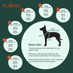 Kuoser veste pluie chien sangle ventrale reglable pour ajustement sûr