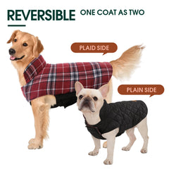 Manteau Kuoser pour chien avec passerelle harnais, vue latérale.