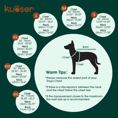 Kuoser Manteau Chien Thermique – doublure polaire chaude pour plus de douceur.