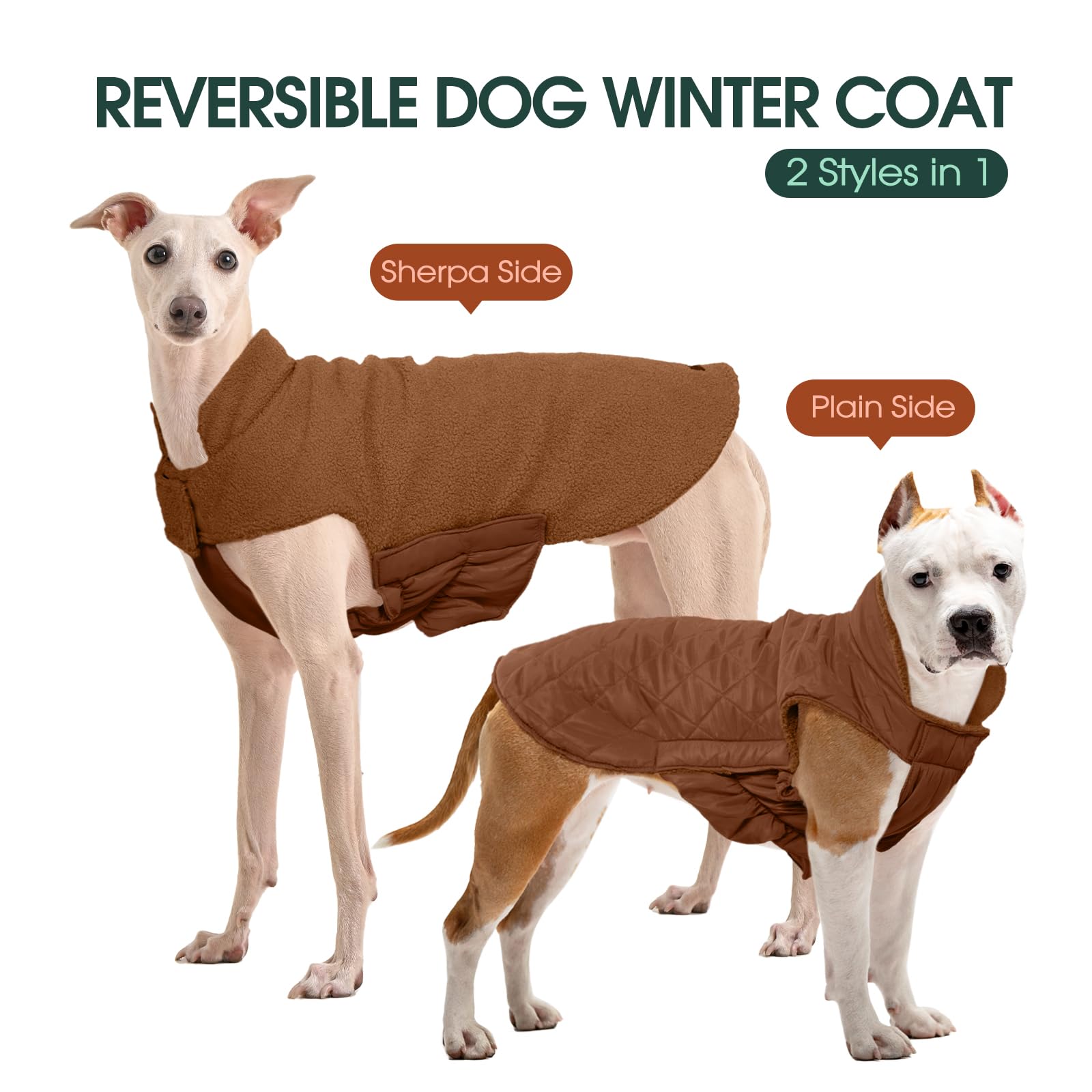 Kuoser manteau chien intérieur sherpa – chaleur douce et enveloppante.