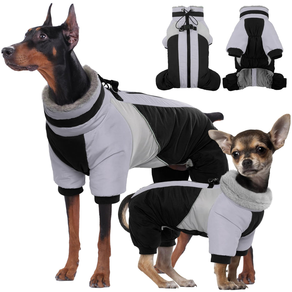 Manteau Kuoser épais pour chien, chaleur durable lors des sorties hivernales.