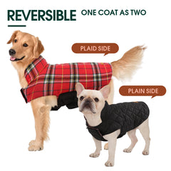 Kuoser manteau chien, fermeture velcro ajustable pour un bon ajustement.