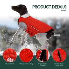 Ouverture zippée Kuoser avec passage pour harnais intégré.