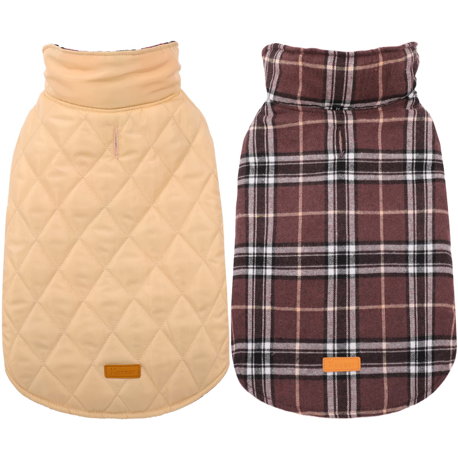 Kuoser Manteau Imperméable pour Chien — avant, protection contre la pluie.
