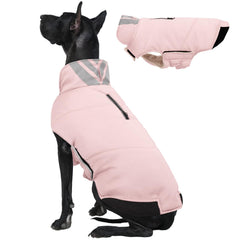 Manteau Kuoser pour chien, col roulé et fermeture, chaleur durable lors des sorties.