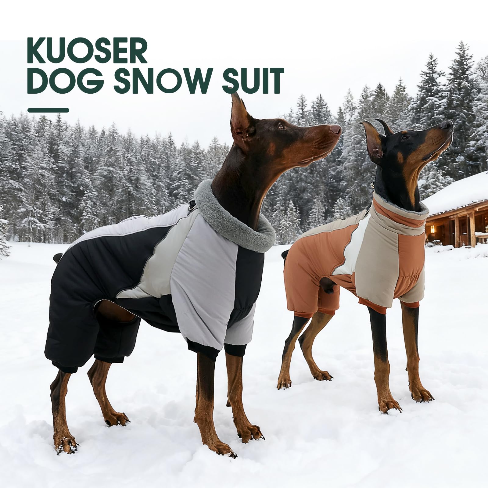 Kuoser manteau-chien-tailles-xs-xl-2xl: adapte a la plupart des chiens pour un bon ajuste.
