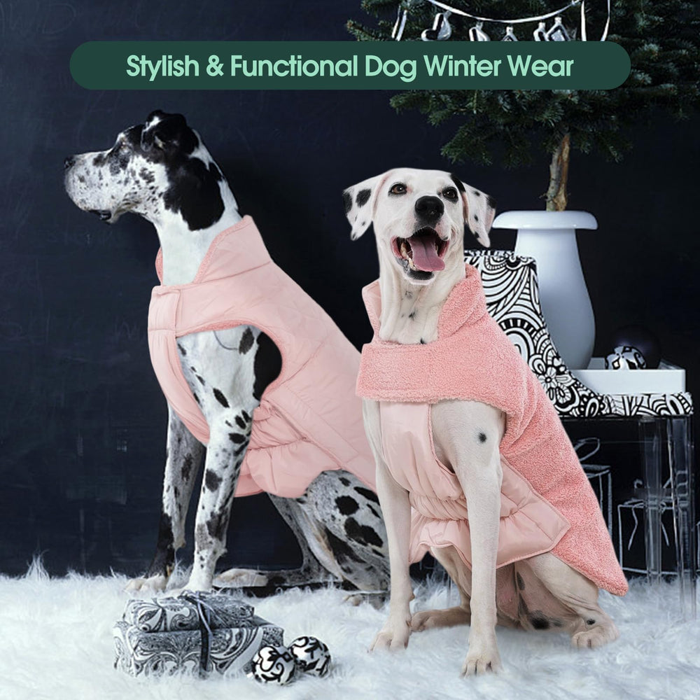 Manteau Kuoser rose 3XL, taille adaptée pour chiens actifs.