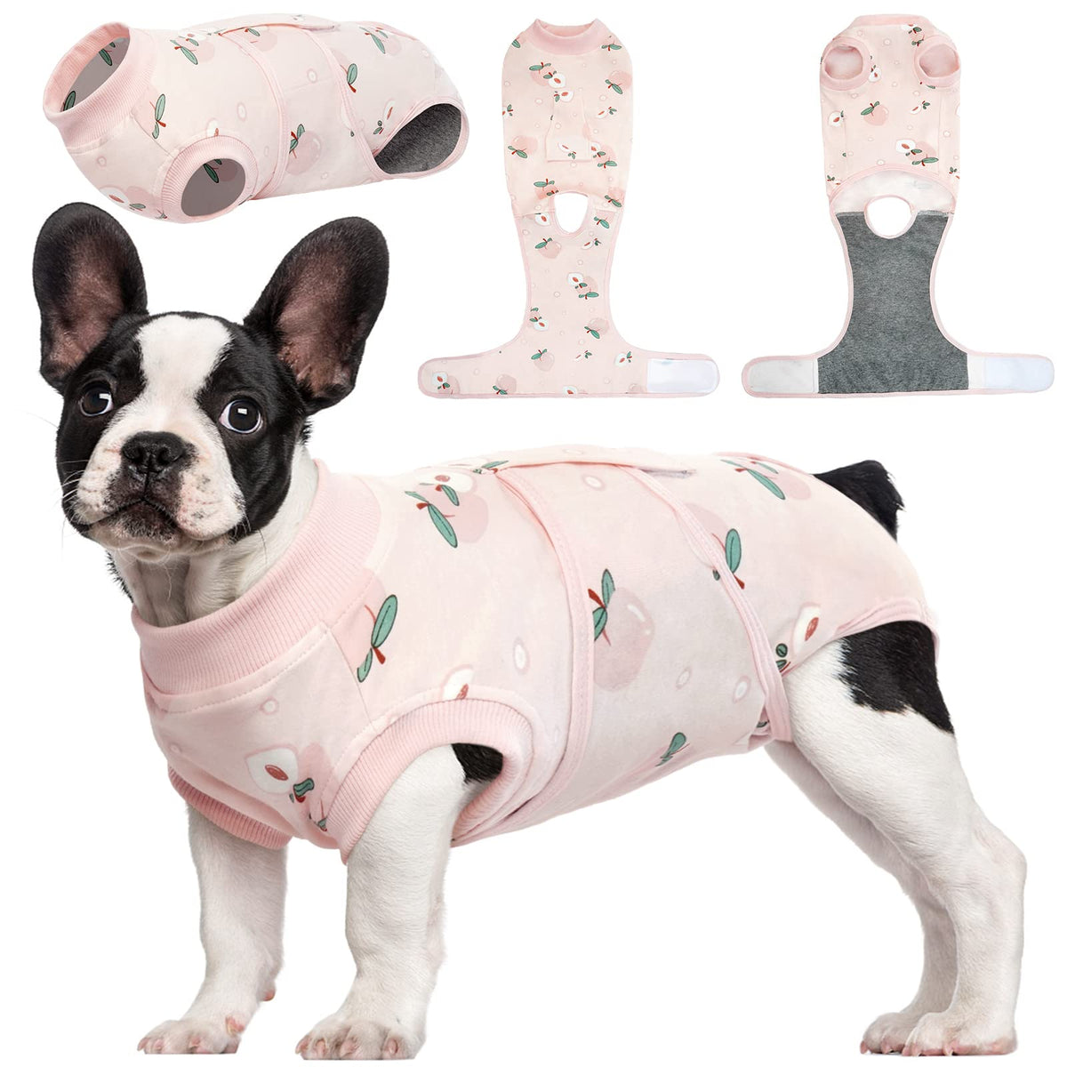 Texture douce du Kuoser Recovery Suit pour chien et chat